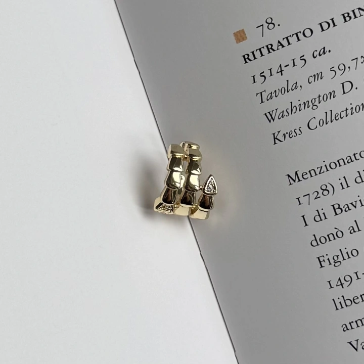 Luxury Serpent Kıkırdak Küpe