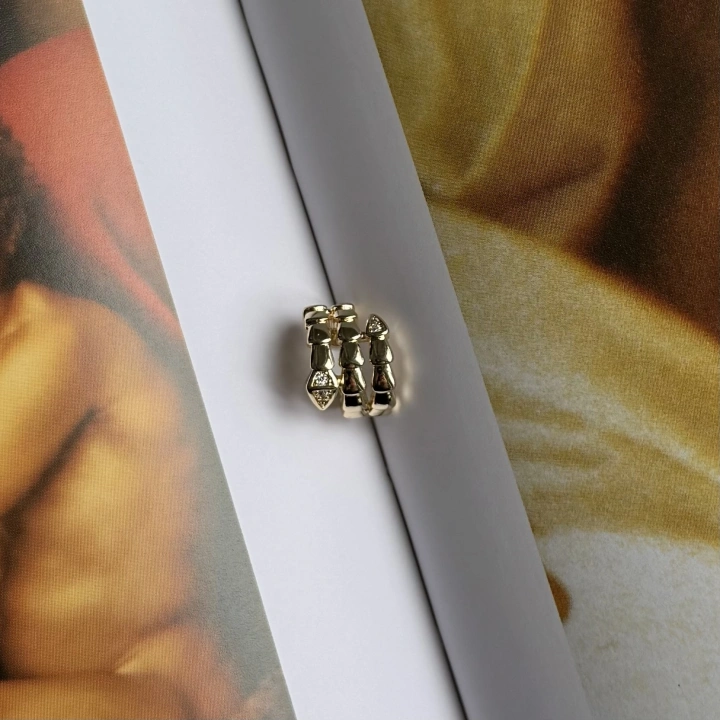 Luxury Serpent Kıkırdak Küpe