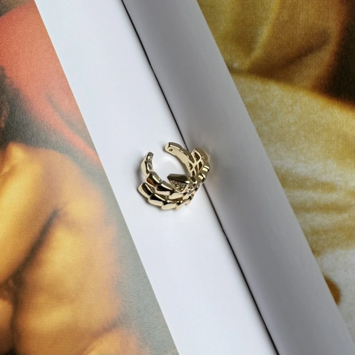 Luxury Serpent Kıkırdak Küpe