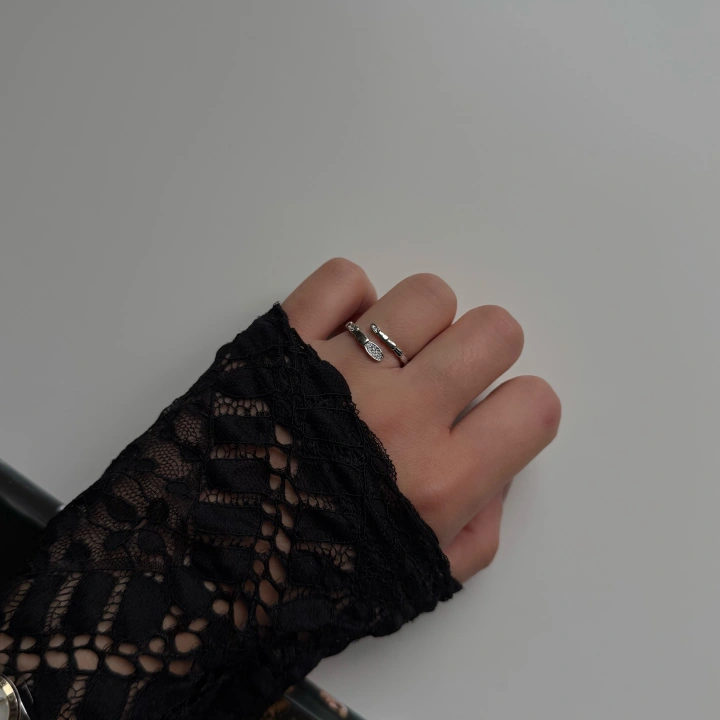 Serpent Taşlı Silver Yüzük