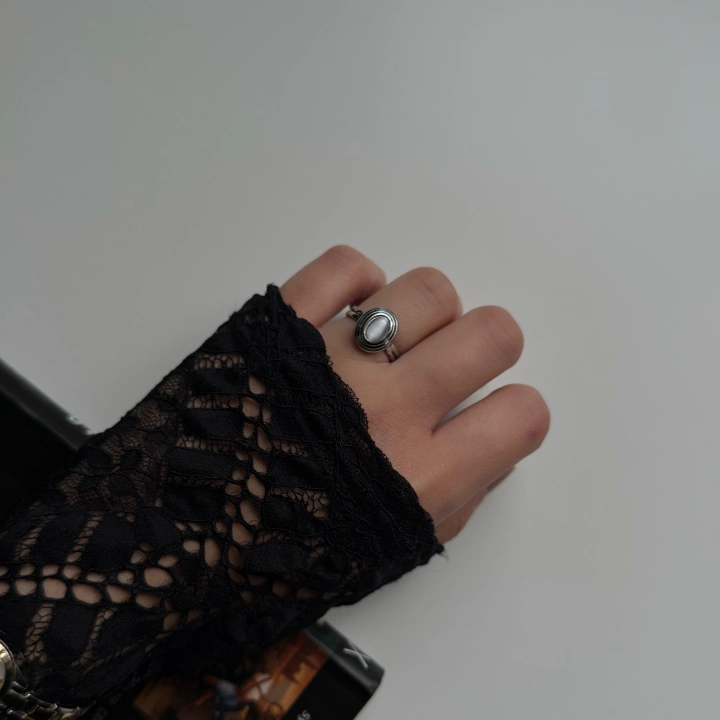 Ay Taşı Silver Yüzük