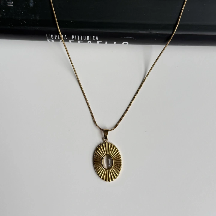 Vintage Çelik Kolye