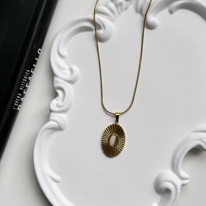 Vintage Çelik Kolye