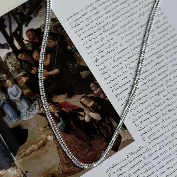 İnce Baget Su Yolu Çelik Kolye