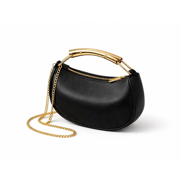 Gala Metal Saplı El, Omuz ve Çapraz Çanta