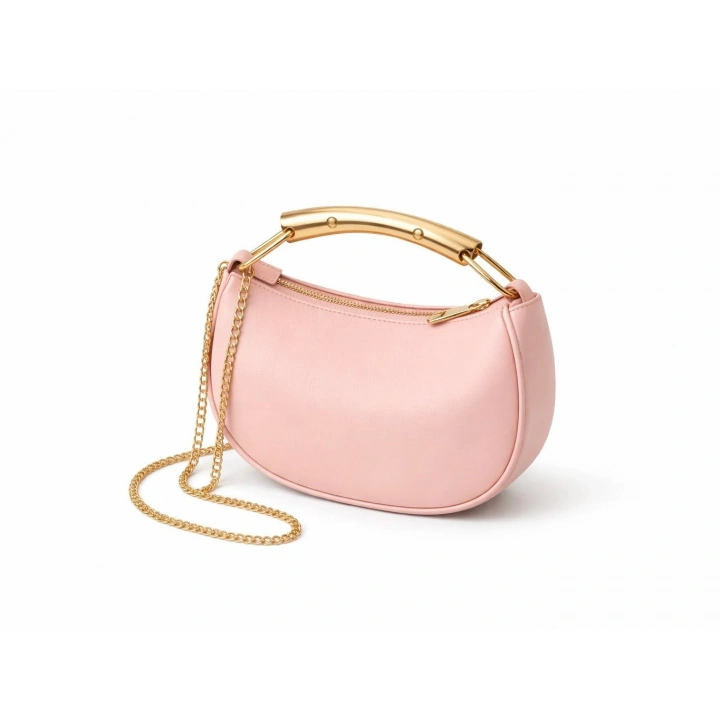 Gala Metal Saplı Pudra El, Omuz ve Çapraz Çanta
