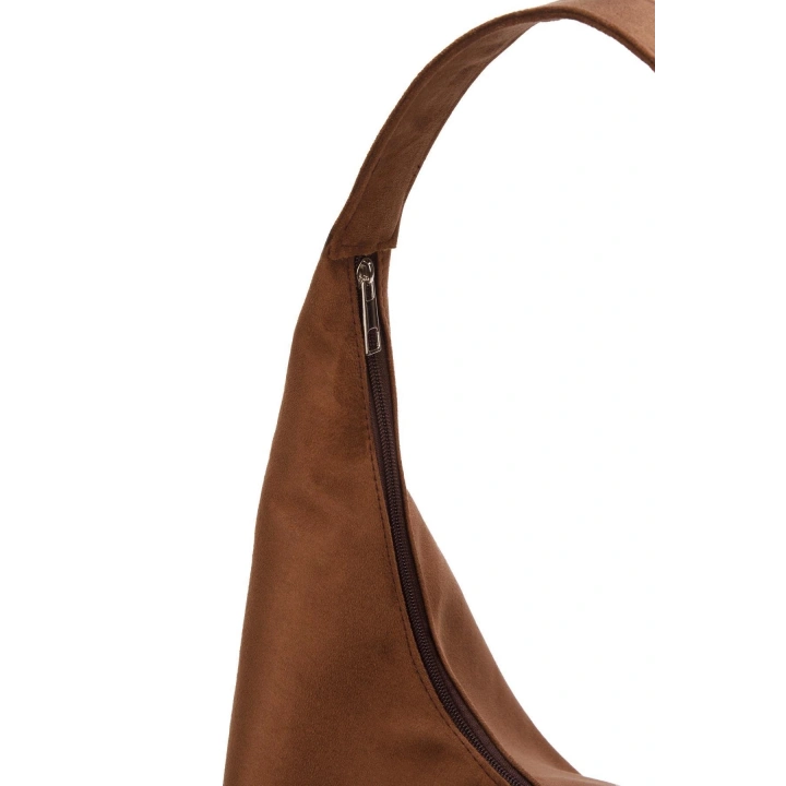 Boho Taba Süet Omuz Çantası