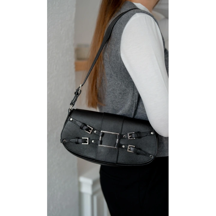 Eva Aksesuar Detaylı Omuz ve El Çantası