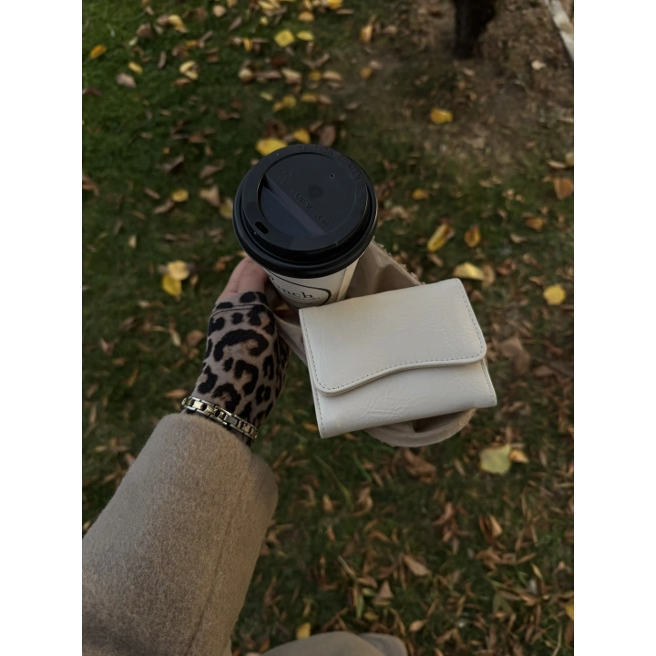 Noa Krem Deri Cüzdan