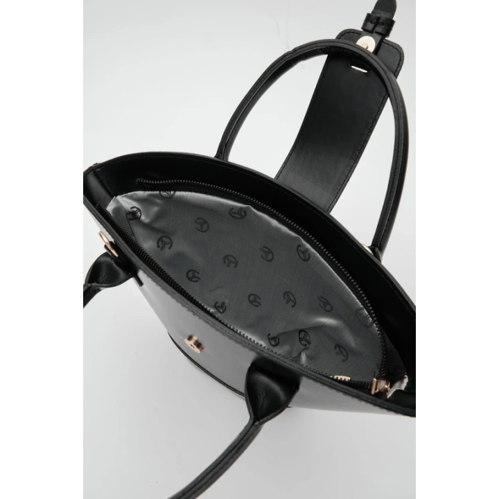 Nola Asimetrik Siyah Çapraz Çanta