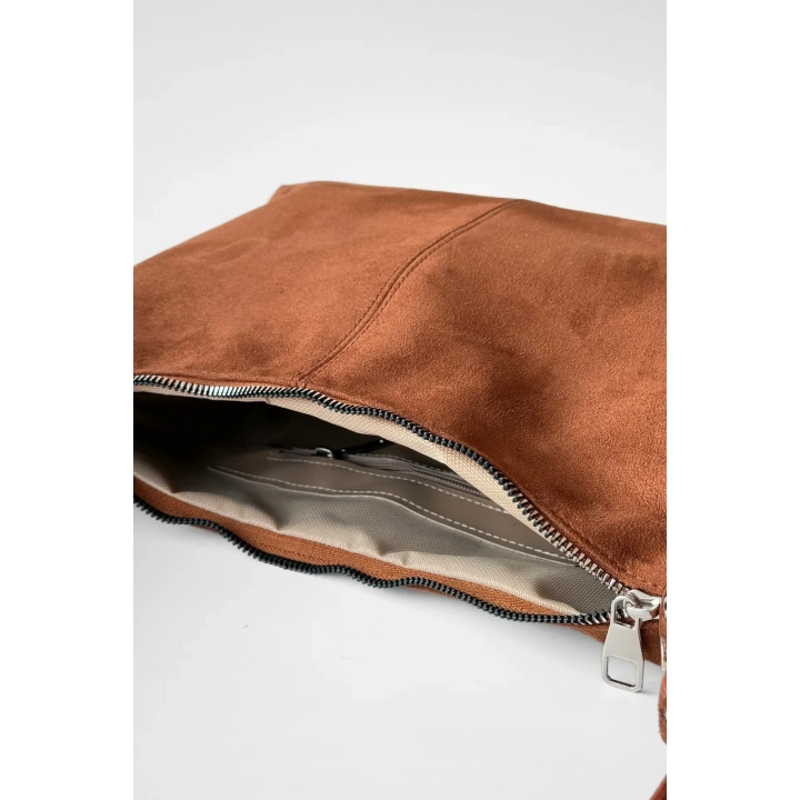 Soho Süet Taba Ayarlanabilir Askılı Omuz Çantası