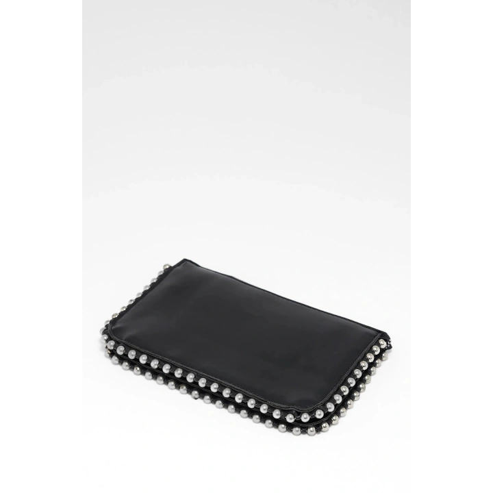 Stra Boncuklu Askılı Çapraz Çanta