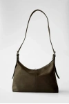 Soho Süet Haki Ayarlanabilir Askılı Omuz Çantası