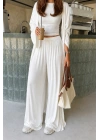 3’lü Kimono Takım Beyaz