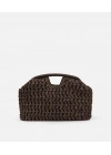 Acı Kahve Hasır Mng Clutch Çanta