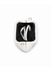 Aura Mini Beyaz Clutch Omuz ve Çapraz Çanta