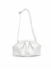 Aura Mini Beyaz Clutch Omuz ve Çapraz Çanta