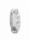 Aura Mini Gümüş Clutch Omuz ve Çapraz Çanta