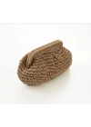 Mng Model Rattan Clutch Çanta