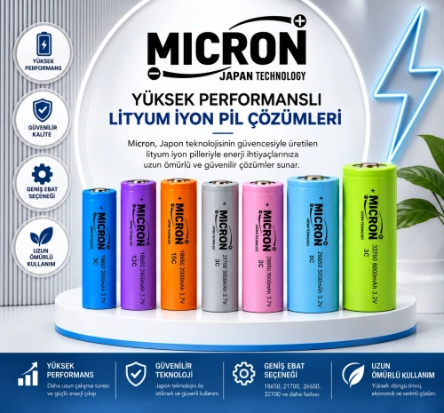 Micron Pil Çeşitleri