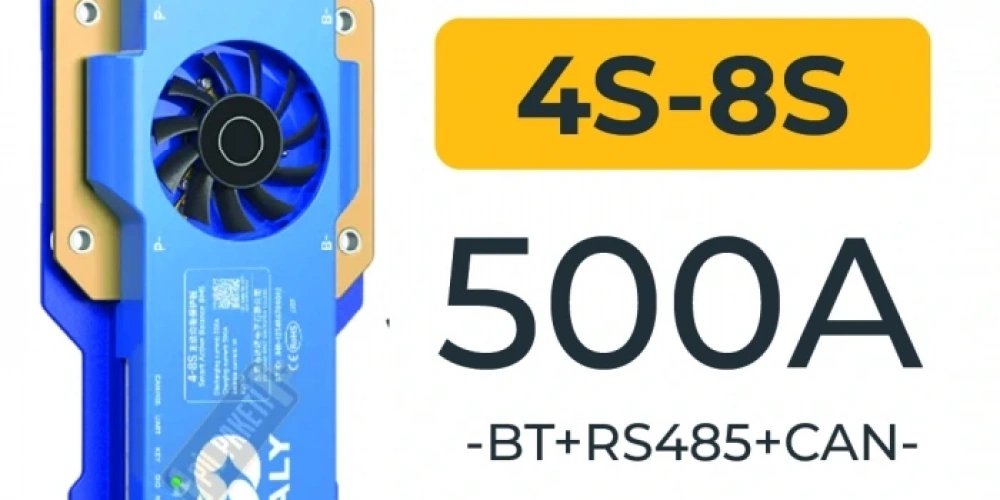 Daly Smart BMS 4S-8S 500A Bluetooth CAN RS485 ile Yüksek Güçlü Enerji Yönetimi