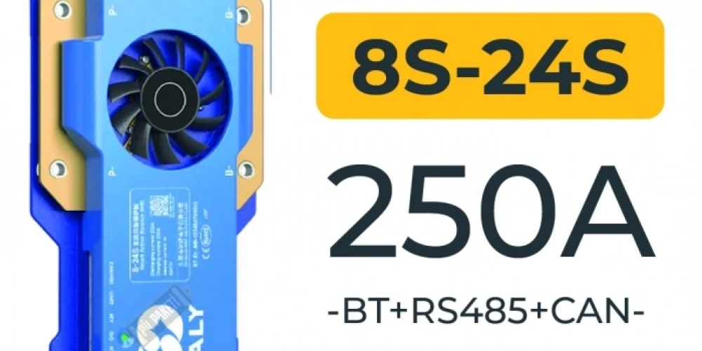 Daly Smart BMS 8S-24S 200A Bluetooth CAN RS485 ile Enerji Depolama ve Veri Denetimi