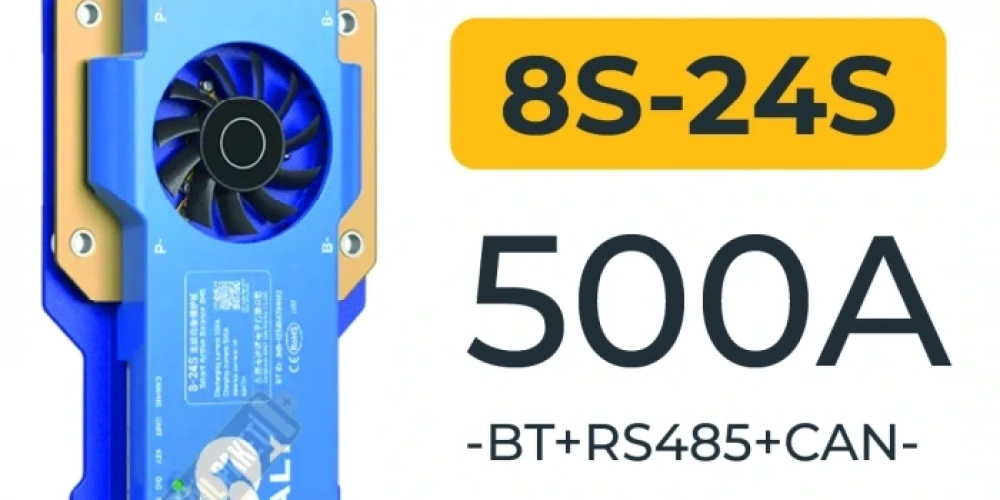 Daly Smart BMS 8S-24S 500A Bluetooth CAN RS485 ile Üst Düzey Enerji Kontrolü