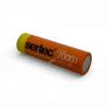Sertec - Şarjlı Pil - Lityum İyon - 3.7v 2000 mAh - 18650 Boy - 30a - Başsız