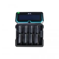 Xtar X4 - Taşınabilir LCD Ekranlı Hızlı Li-ion/Ni-Mh/Ni-Cd Şarj Cihazı / 4lü