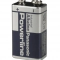 Panasonic - Powerline - 6LR61AD/10BB - 9V - Alkaline Pil