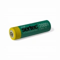 Sertec - Şarjlı Pil - Lityum İyon - 3.7v 2000mAh - 18650 Boy - 1c - Başlı