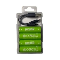 Micron - AA Boy 1.5V 600 mAh Type-C Şarjlı Pil - 4lü Paket