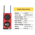 Daly - Lifepo4 Bms - 8s 80a - Balanslı
