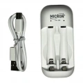 Micron CH1-205 2 Yuvalı AA / AAA Ni-Mh Şarj Cihazı - Type-C