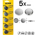 Micron CR2032 Pil - 5li Paket