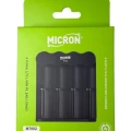 Micron M7002 4 Yuvalı 18650 Li-Ion Pil Şarj Cihazı - Type-C