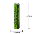 Orion - Şarjlı Pil - Ni-Mh - 1.2v 1000mAh - AAA Boy - Başsız