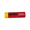 Sertec - Şarjlı Pil - Lityum İyon - 3.7v 3200 mAh - 18650 Boy - 3C - Başsız