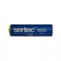 Sertec - Şarjlı Pil - Lityum İyon - 3.7v 800mAh - 14500 Boy - Başlı