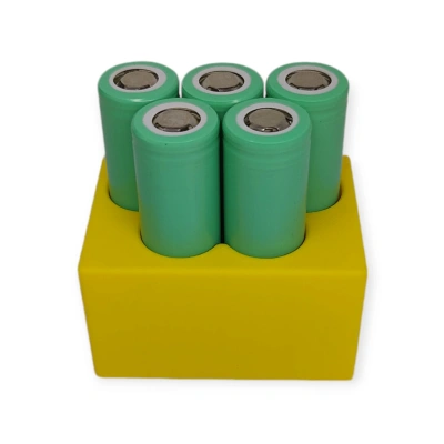 18650 Pil Puntalama Fikstürü - 5 Pilli Çapraz Modeli