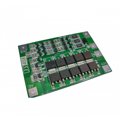 OEM - Lityum İyon Bms - 3S 40A -Balanslı - Yeşil