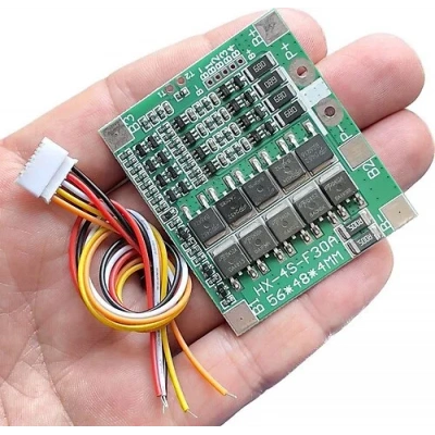 Creatall - 4S 30A Li-ion BMS Balanslı - Yeşil