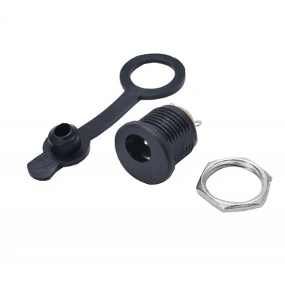 DC 2.1mm Soket - Su Geçirmez Kapaklı