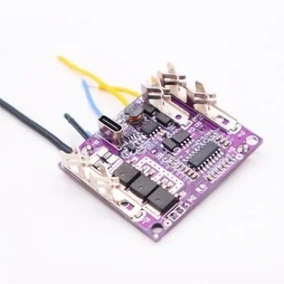 5S 21V 20A Lityum Batarya Matkap BMS Type C Şarjlı Dikine Soketli