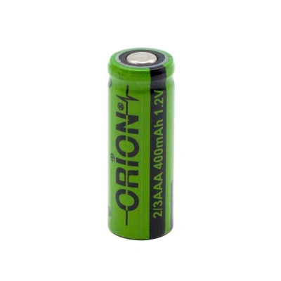 Orion - Şarjlı Pil - NiMH - 1.2 Volt 400 mAh - 2/3AAA Boy - Başsız