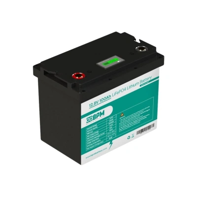 BMP - 12.8V 100Ah LiFePO4 Lityum Akü - Ekranlı