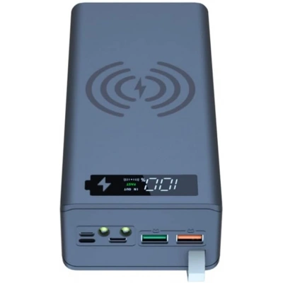 18650 Powerbank Kutusu - 16 Pil Kapasiteli - Kablosuz Şarj