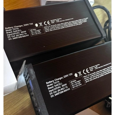 Tiancheng - Şarj Cihazı - VRLA - 72V 7A - Metal Kasa - C13 Soket