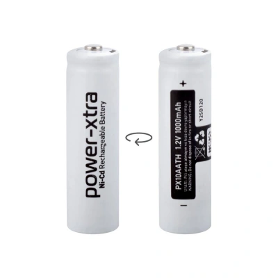 Power-Xtra - Şarjlı Pil - Ni-Cd- 1.2v 1000mAh - AA Boy - Başlı