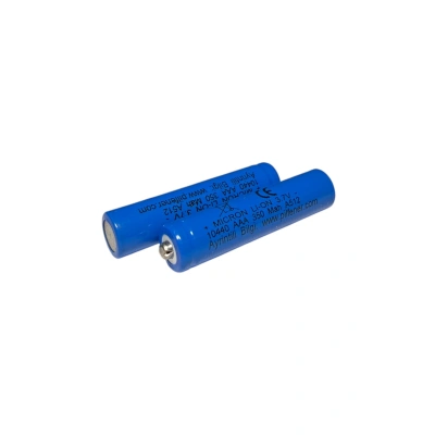 Micron - Şarjlı Pil - Lityum İyon - 3.7v 320 mAh - 10440 Boy - Başlı